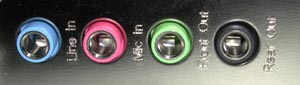 Soundcard plugs